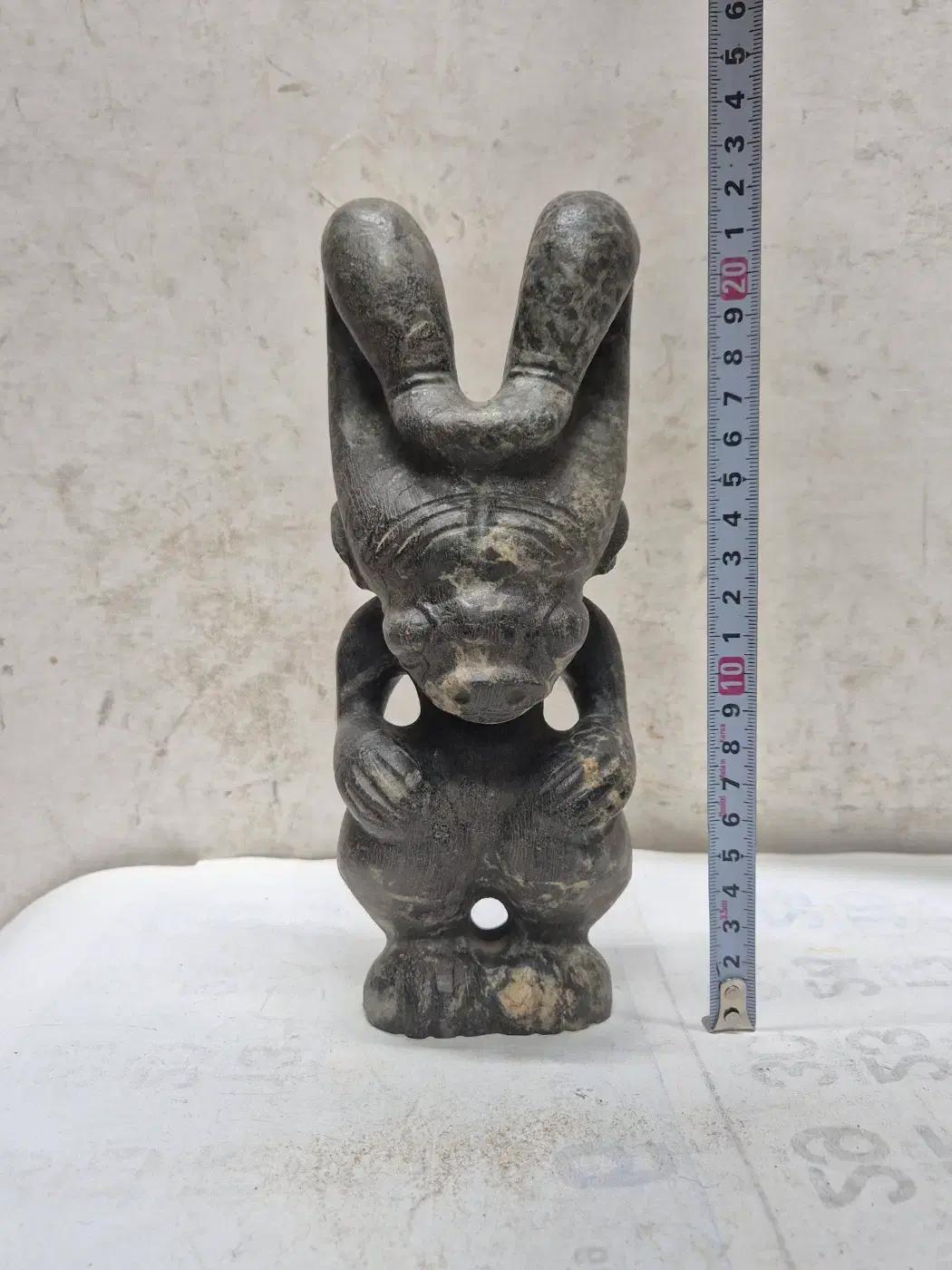 자석이 붙는 홍산문화 흑피옥 (토템/제사문화) (문자) (by-227)