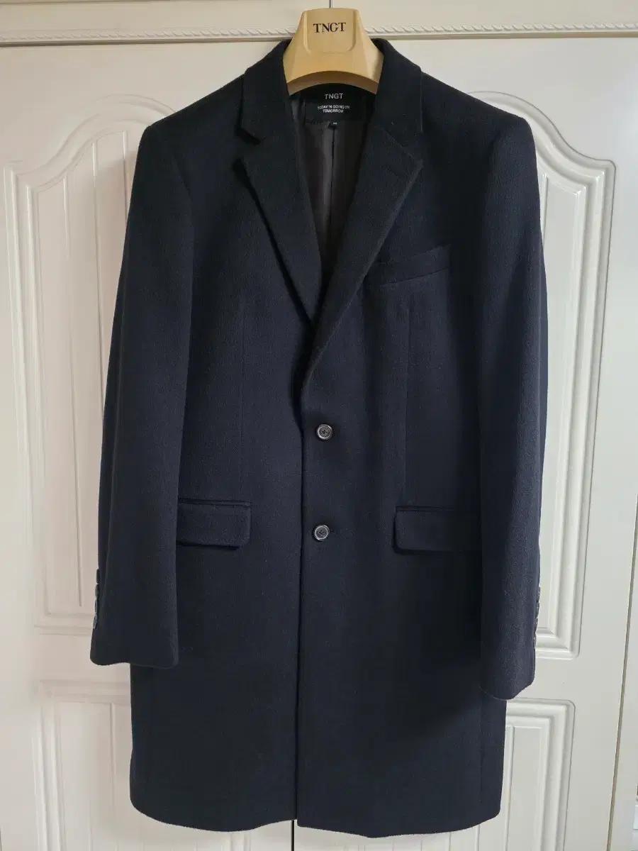 [TNGT] 남성 캐시미어 100% 블랙 코트 (105사이즈)