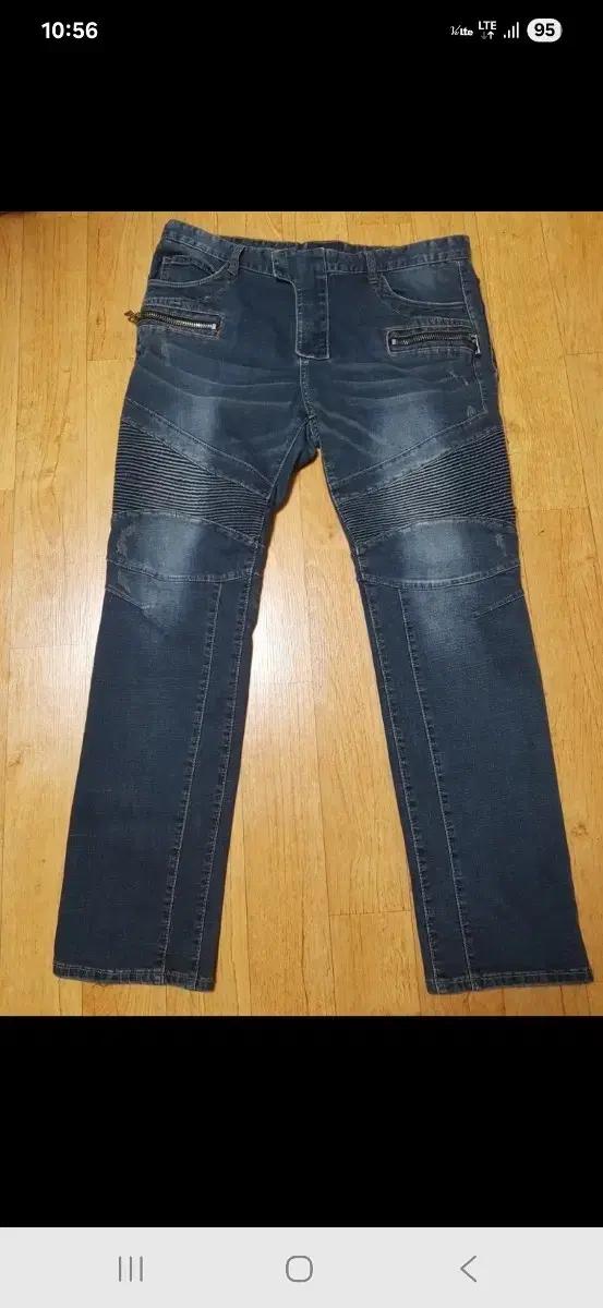 (새상품급)발망 바이커 라이더 일반 청바지,허리 35-36 인치