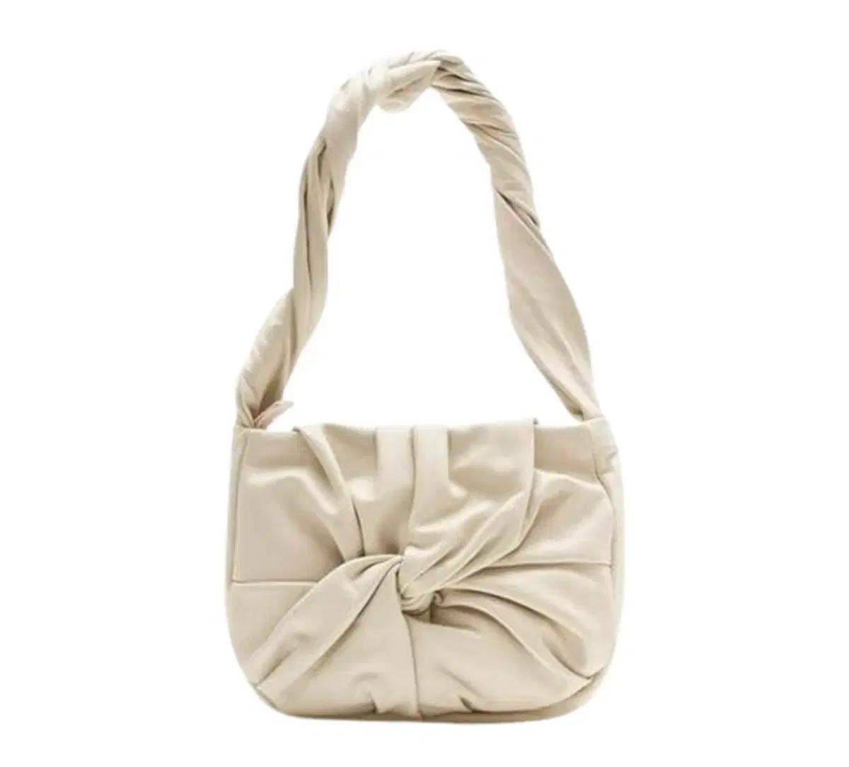 헤레우 나파 레더 폰다백 크림색 미개봉 새상품