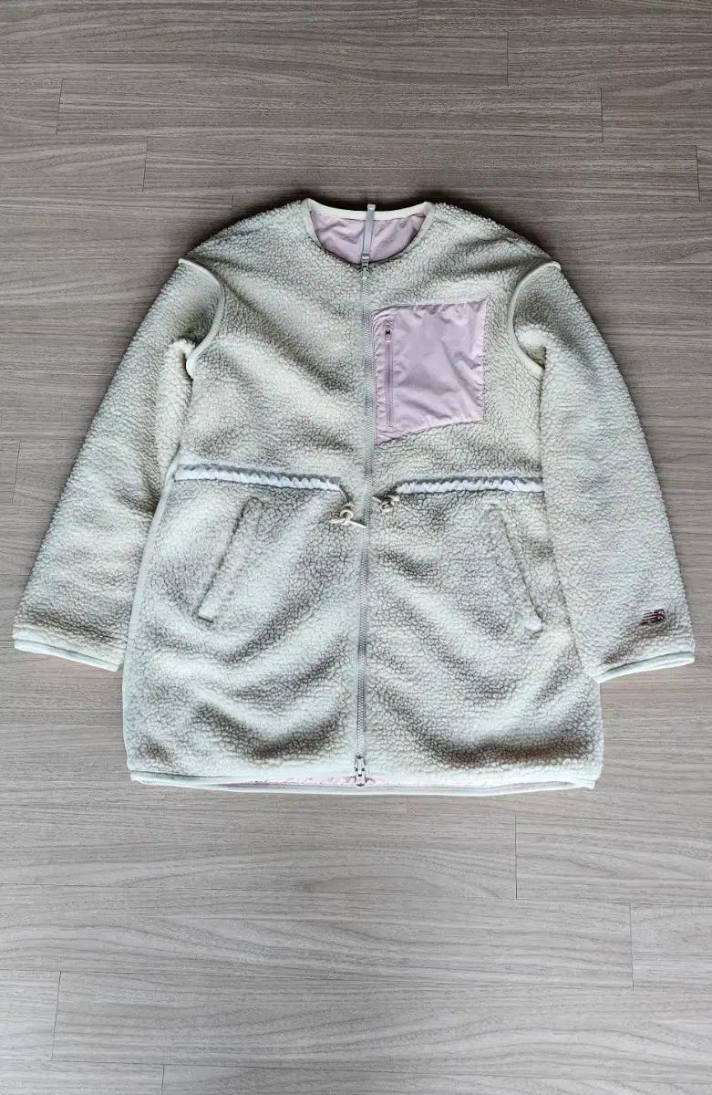 (새상품급)(시착제품)(여성용)(뉴발란스) 플리스 양면/뽀글이 자켓