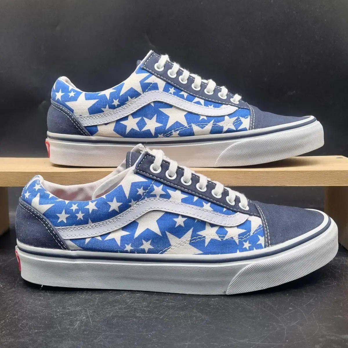 반스 올드스쿨 스타블루 남성 스니커즈265