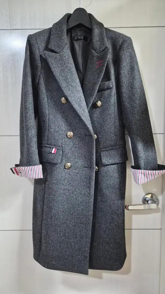 Sord 그레이 롱 코트 여성용