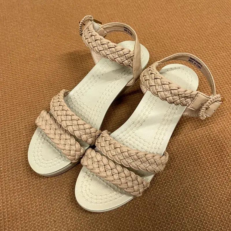 베어파우 스트랩 웨지 샌들 240 G07967