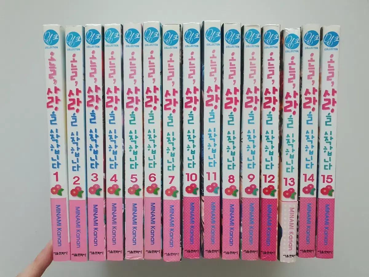 오늘 사랑을 시작합니다 + 미성년이지만 어린애는 아냐 전권 순정만화 미나