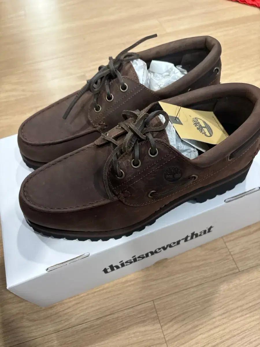 디스이즈네버댓 팀버랜드 보트슈즈
