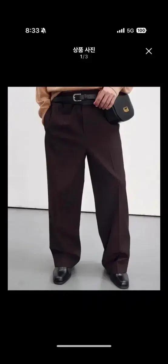 렉토 버진울 빈티지 브라운 팬츠