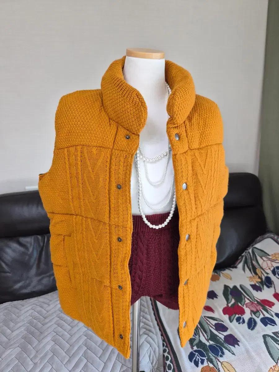 고퀄리티 케이블 루즈핏 헤비니트 베스트