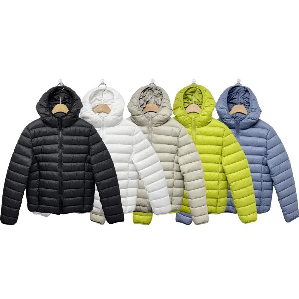 남여공용 후드 경량 패딩 점퍼 커플 자켓 남자 여자 가을 겨울