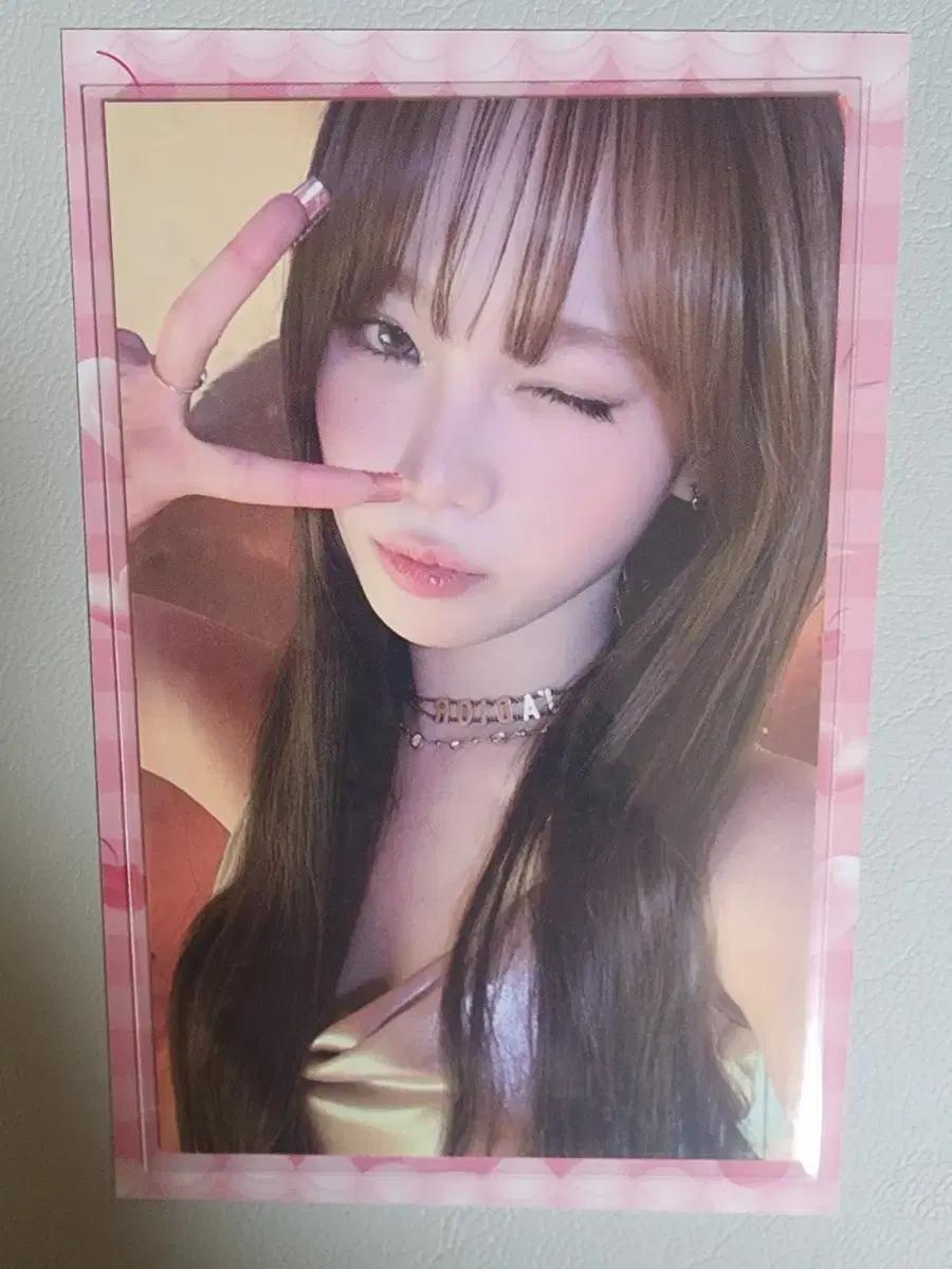 르세라핌 김채원 핫 공방포카 판매합니다