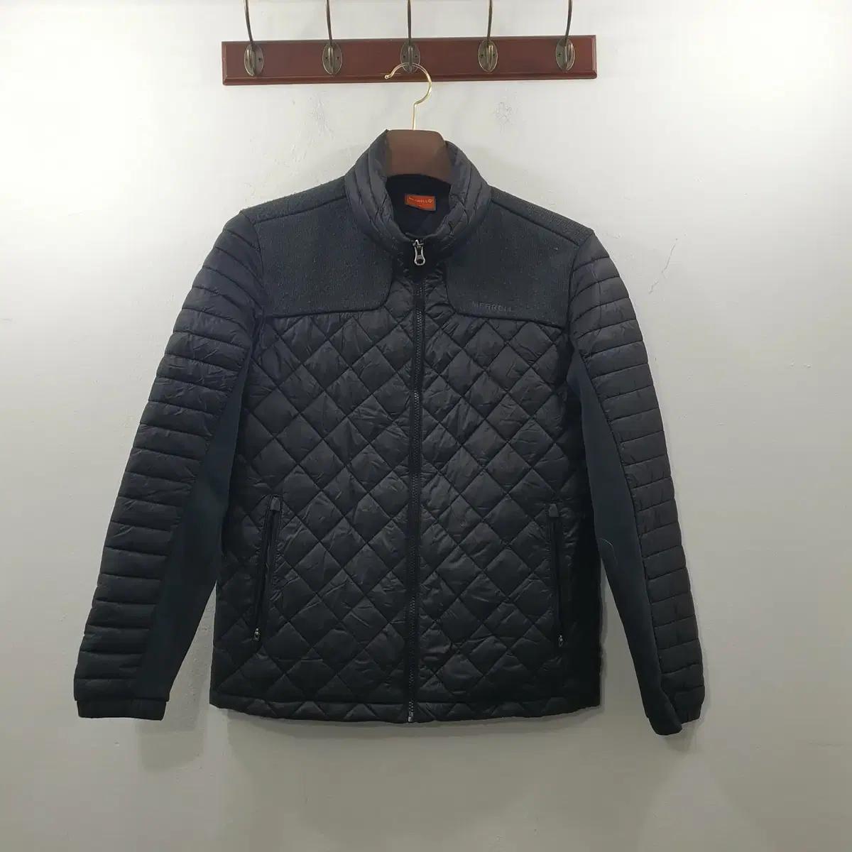 M 밀레 여성 블랙 데일리 경량 퀄팅 점퍼