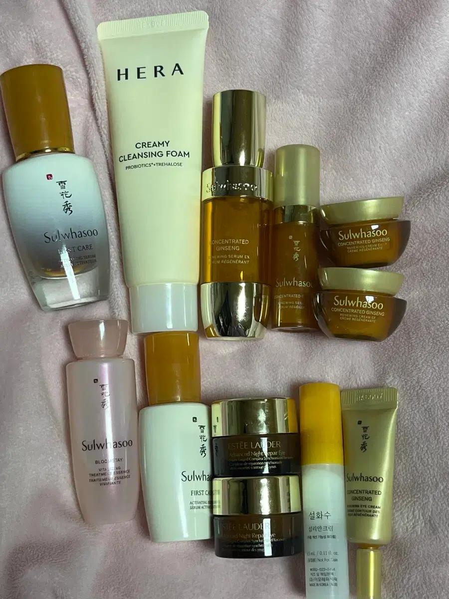 설화수/헤라/에스티로더 고가 라인 스킨케어 샘플 모음