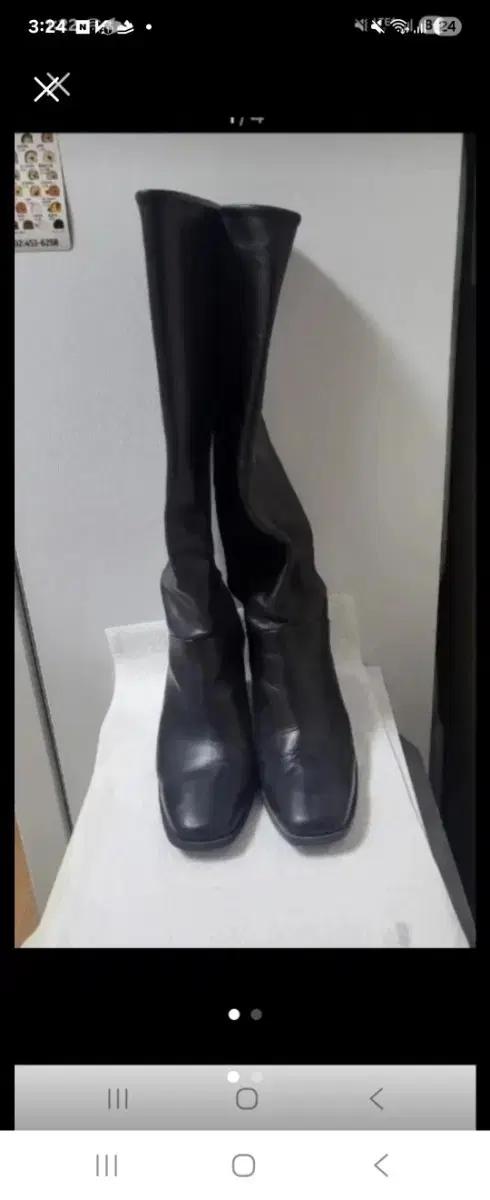 COS리얼레더롱부츠