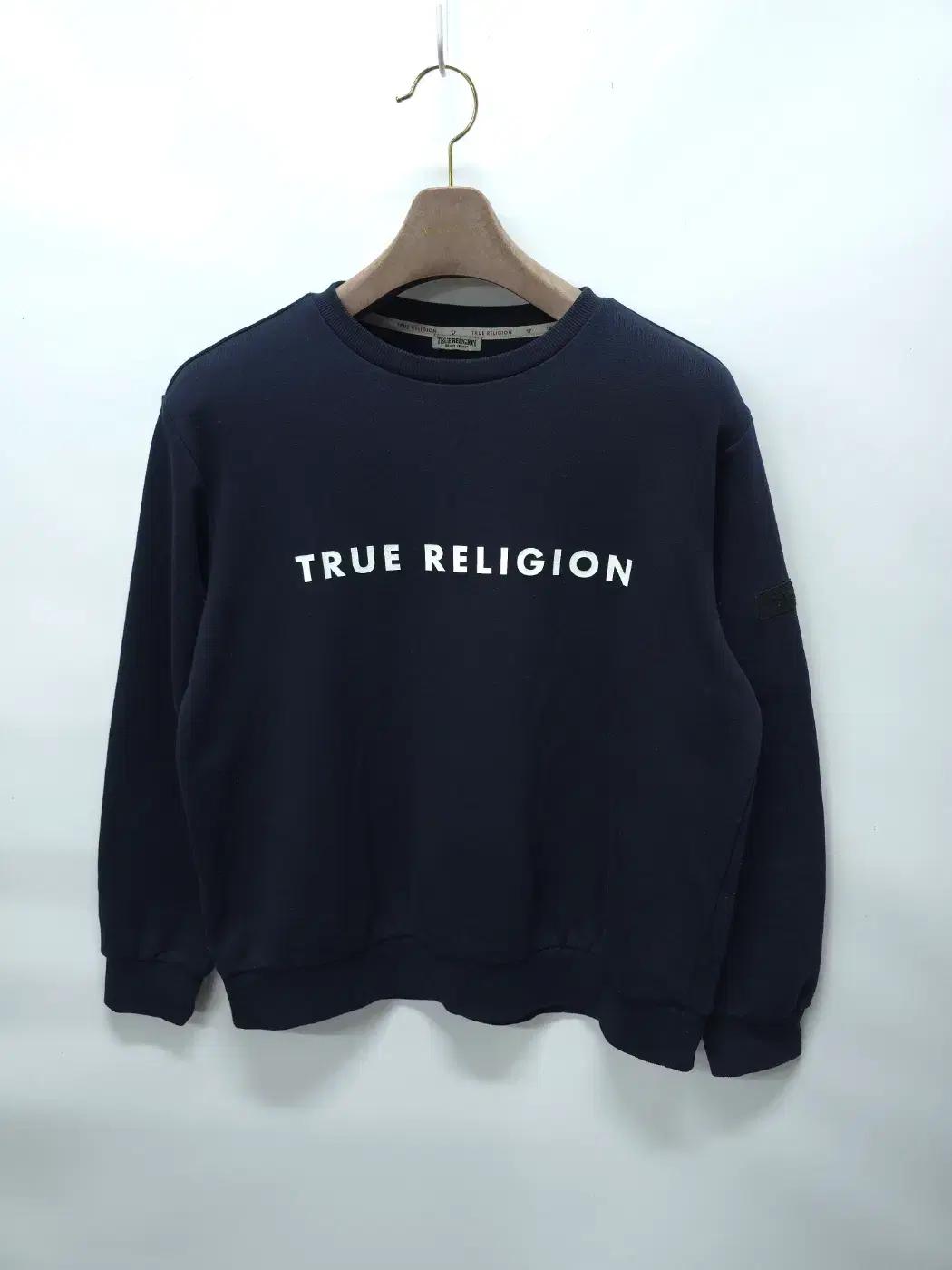 TRUE RELIGION(트루릴리젼) 메인로고 기모맨투맨 110(2XL)