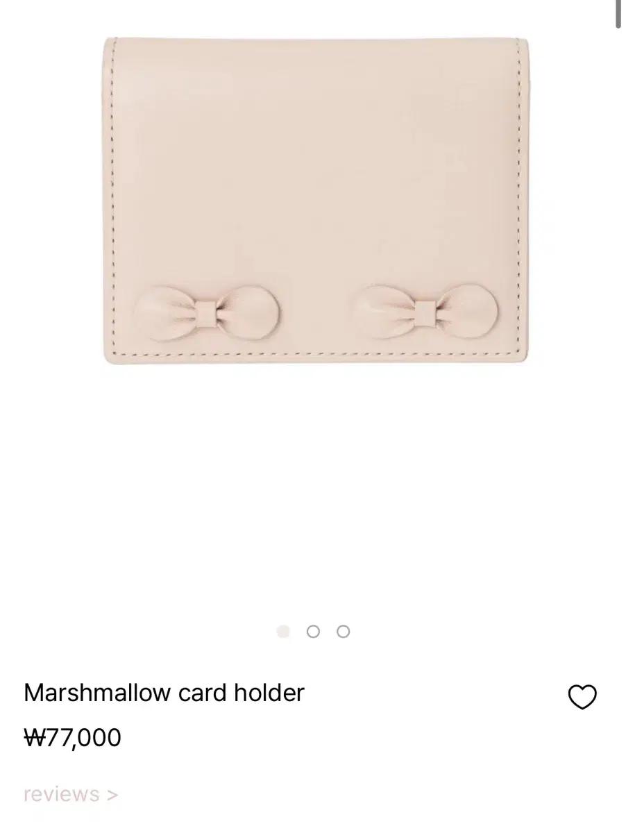 쓰리타임즈 카드지갑 미개봉 새상품 마시멜로우 카드홀더