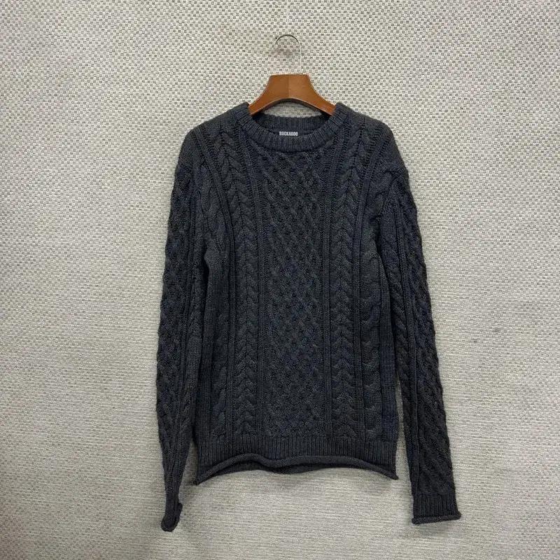 버커루 올드스쿨 케이블 울 니트 스웨터 M M07092