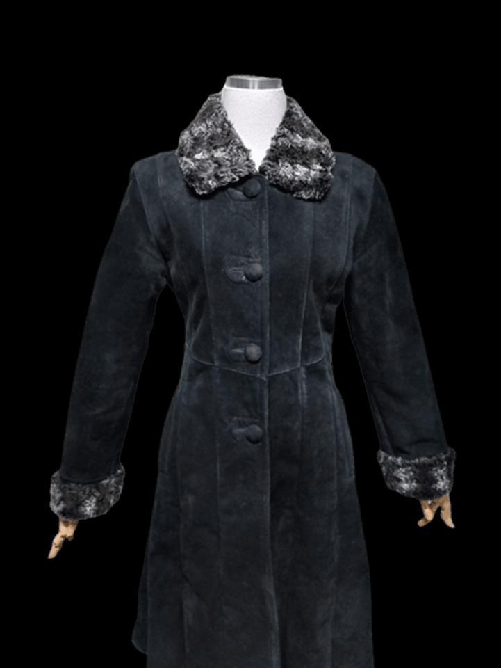 돈피가죽레더 여자 겨울추동요 여성 롱맥코트자켓55