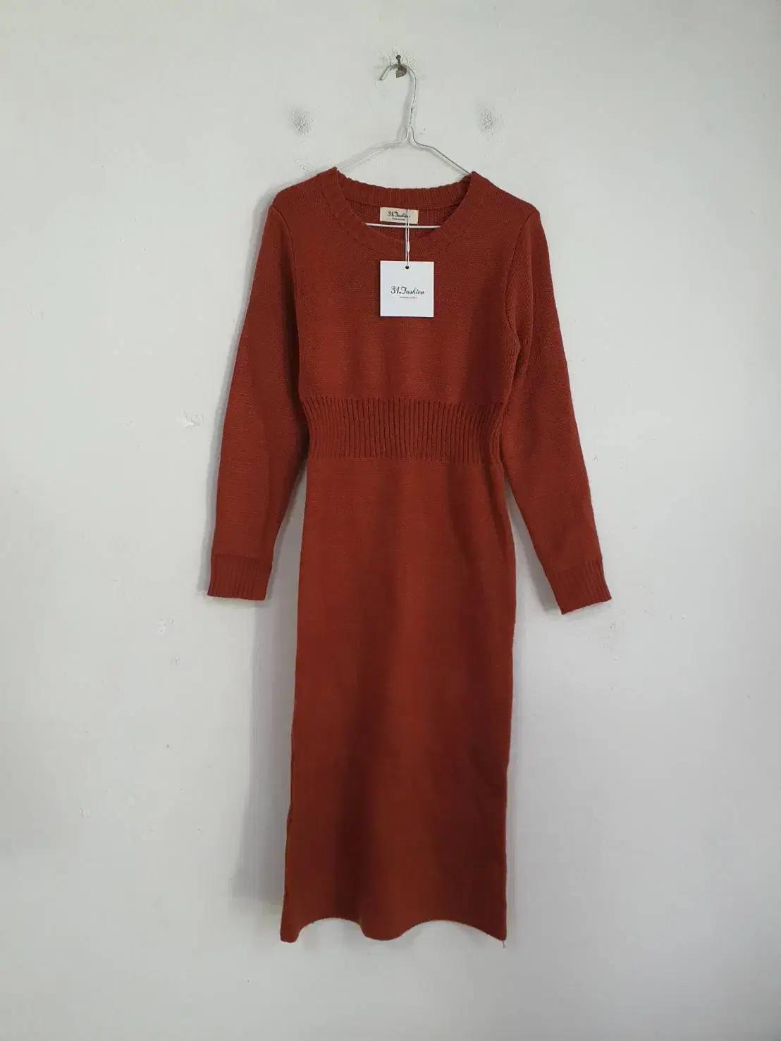 31fashion 여성 미사용 브라운 니트 롱 원피스 55