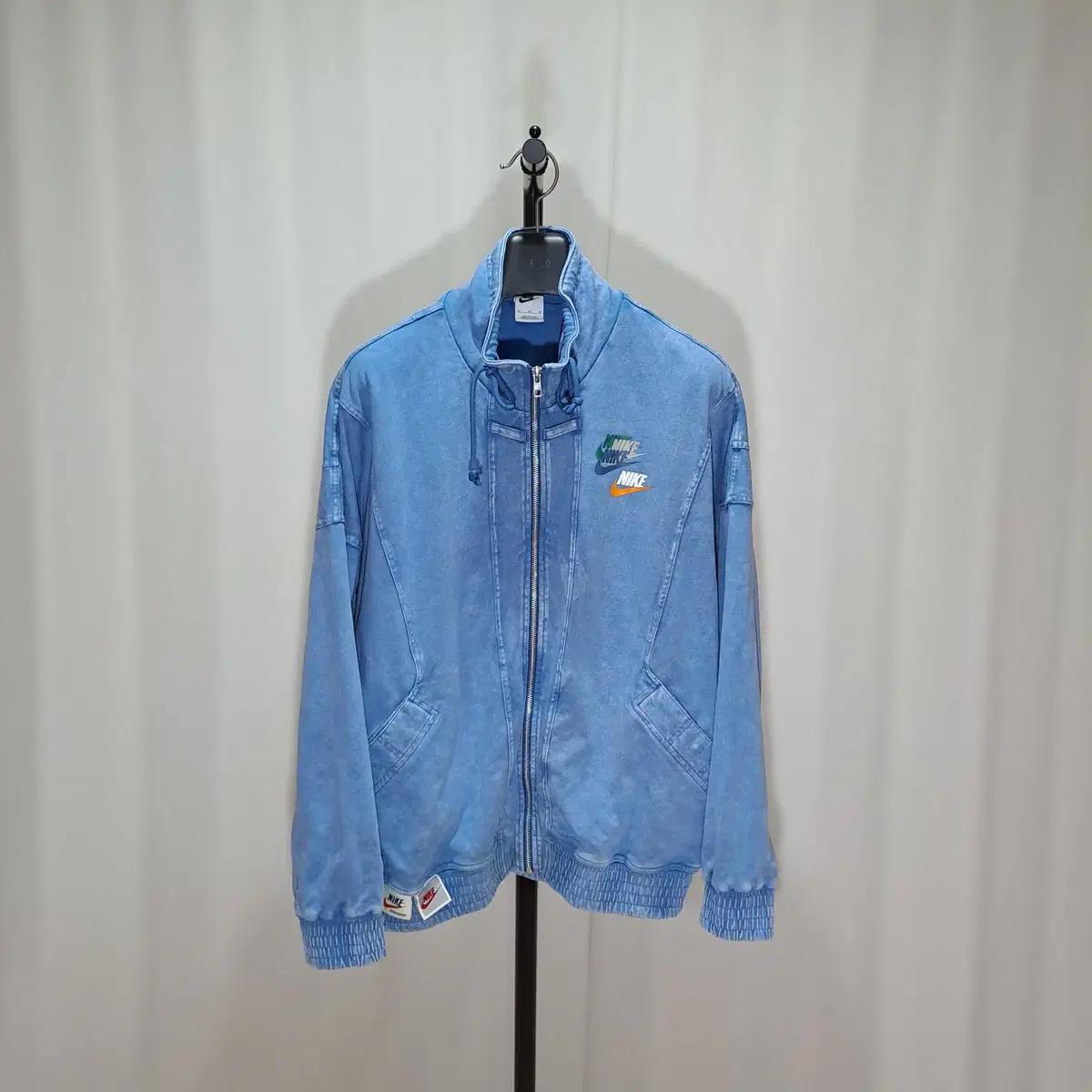 (택포) 나이키 NSW 워시드데님 멀티스우시 터틀넥 자켓 XL B121