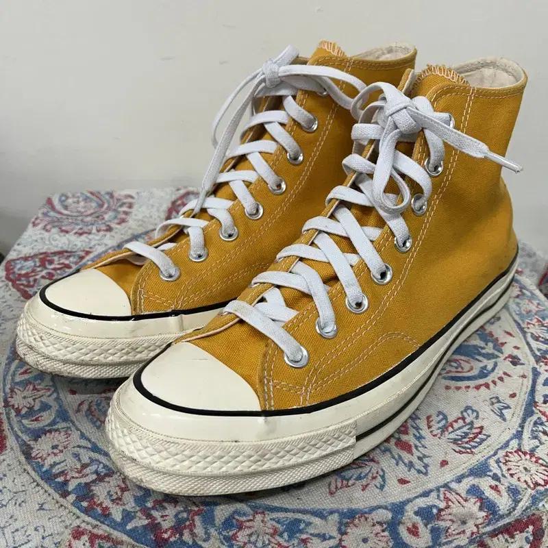 컨버스 척 70 빈티지 캔버스 하이 스니커즈 운동화 270 E00645