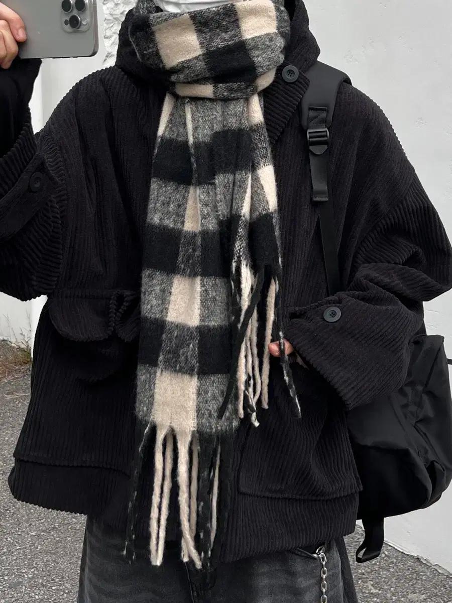 코듀로이 더플코트