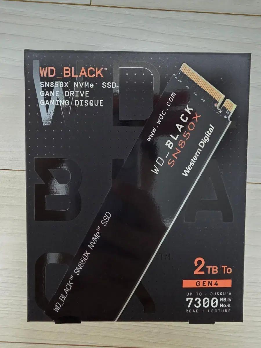 WD BLACK SN850X NVMe SSD 2TB