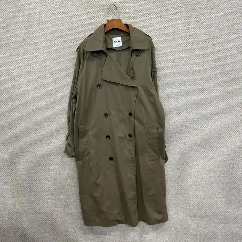 자라 ZARA 캐주얼 롱 트렌치 코트 M A02287