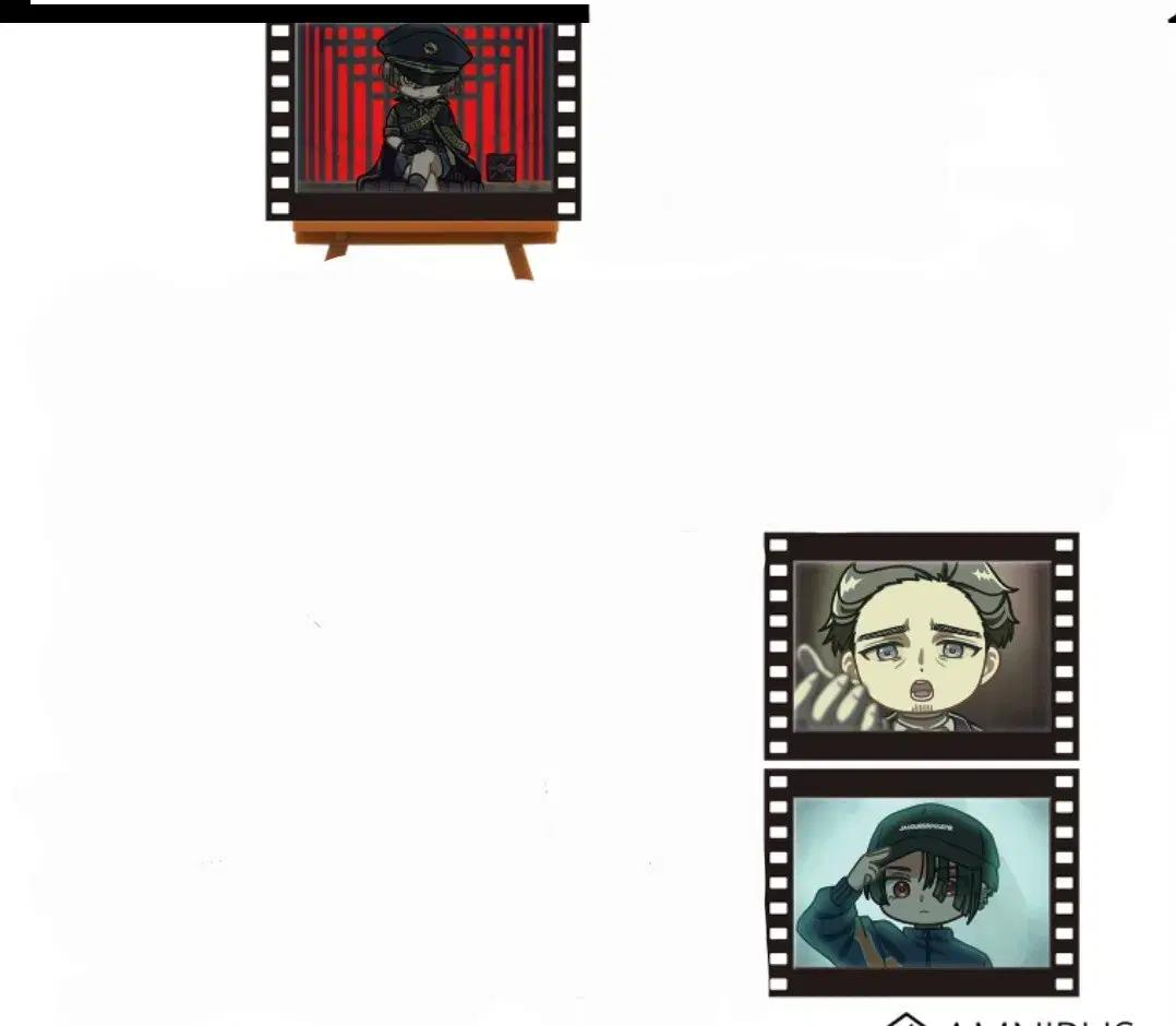 구매완료 ) 밀그램 1심 2심 미니캐릭터 필름 스탠드 공구