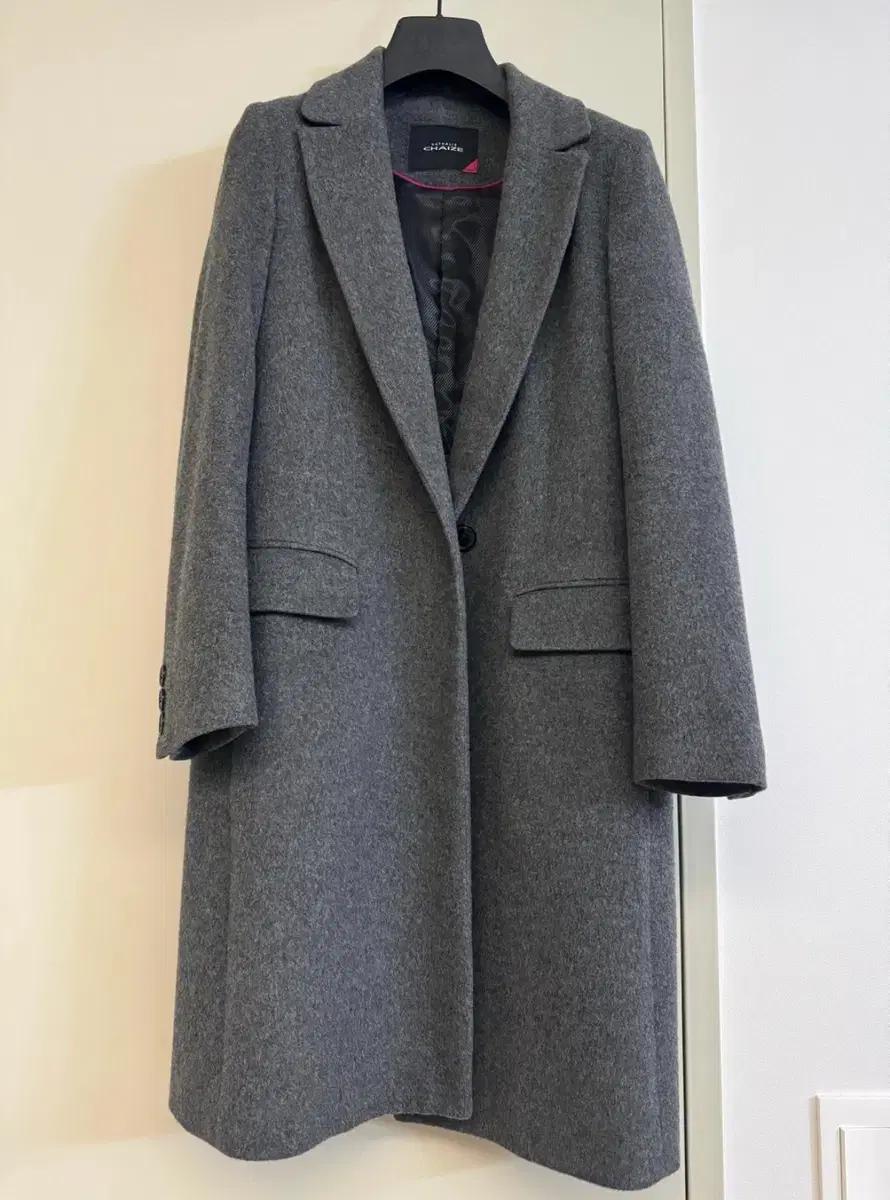 여성 겨울 롱코트 캐시미어, 울 롱자켓 차콜 44 55 키작녀 추천