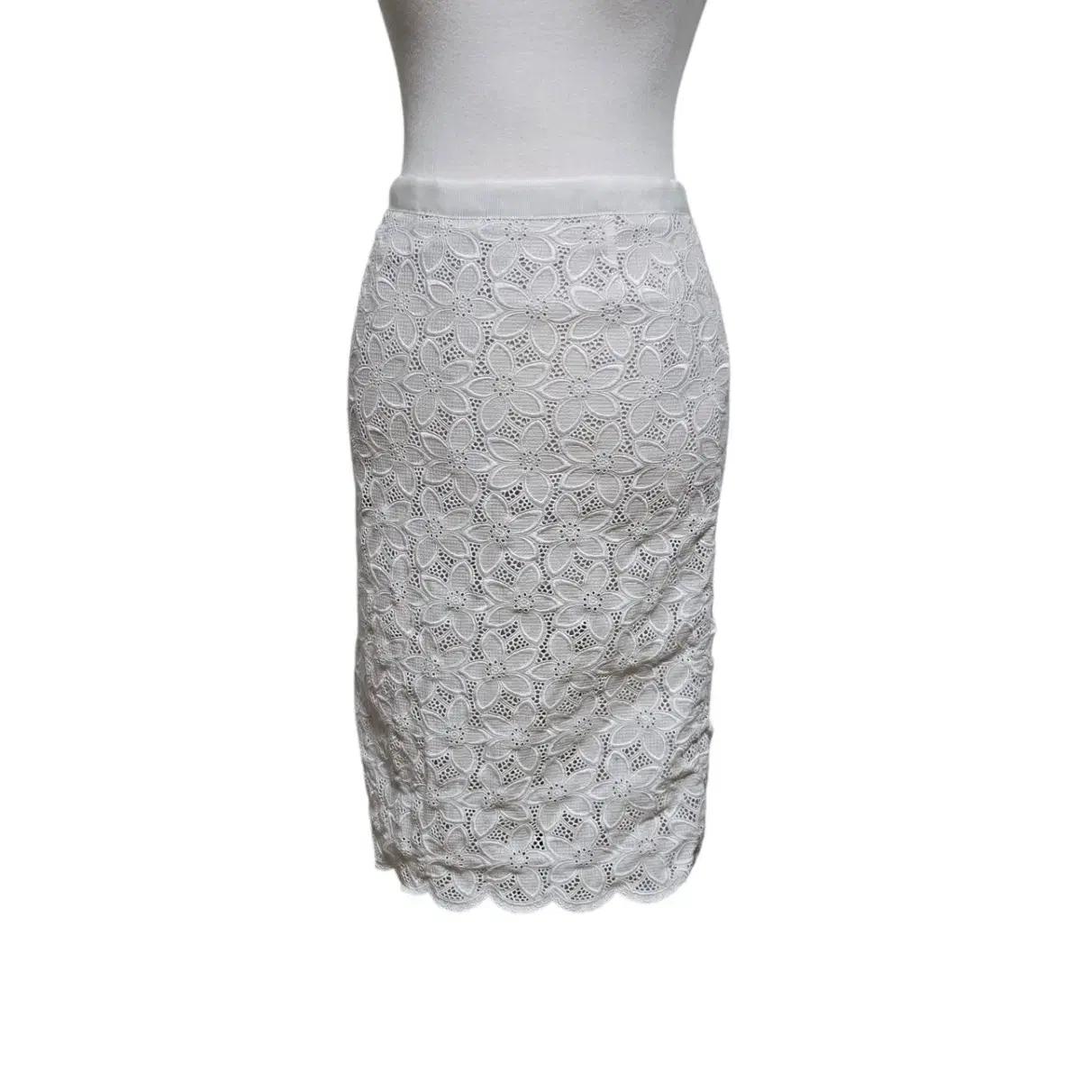 sacai luck 사카이 럭 코튼 레이스 미디 스커트 / 여성 스커트