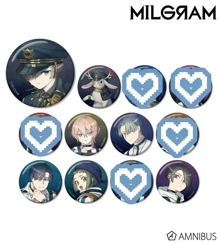 밀그램milgram 트레이딩 캔뱃지 공구