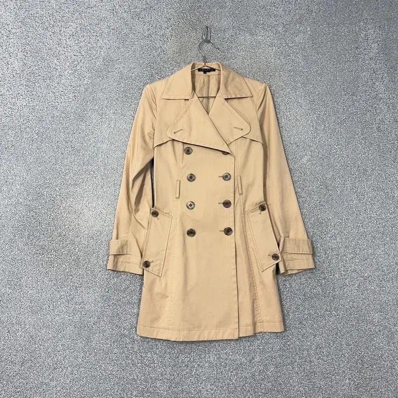 띠어리 여성 베이지 트렌치 코트 S