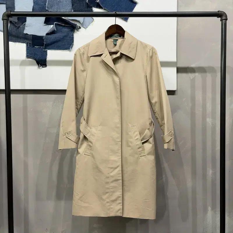 (85) 로렌 랄프로렌 여성 클래식 캐주얼 맥 롱코트