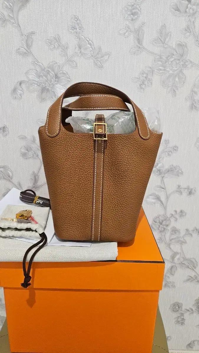 에르메스피코탄18골드금장