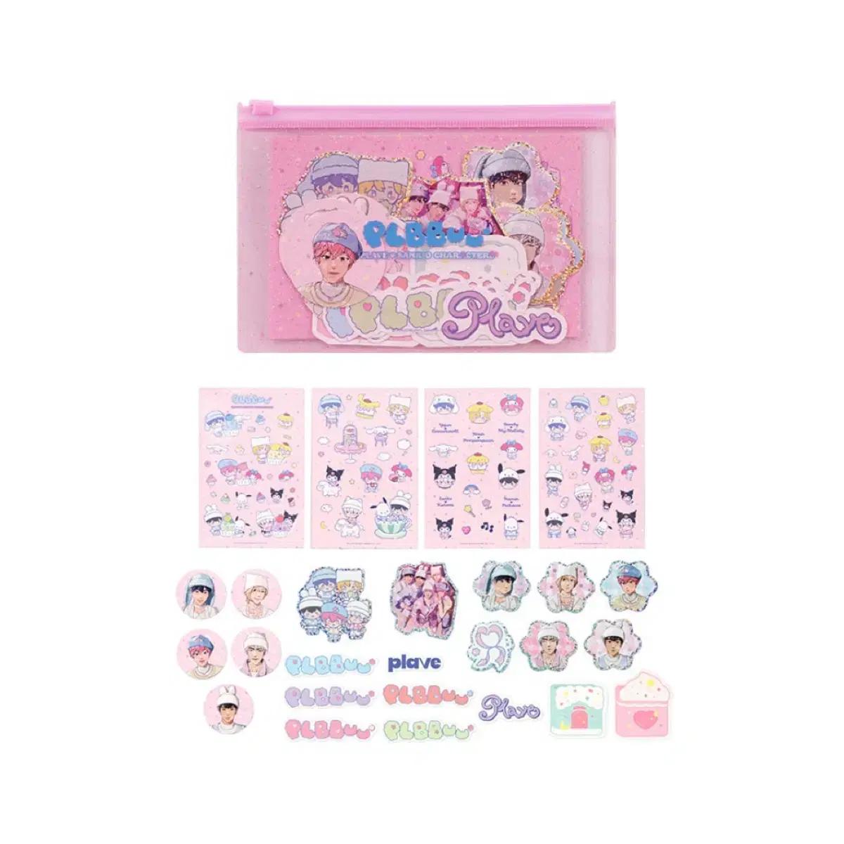 플레이브 뿌 스티커팩 뿌우 플뿌