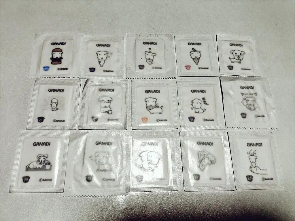 15장 가나디 씰 스티커 과자 편의점 씨유 양도 레어씰 띠부씰