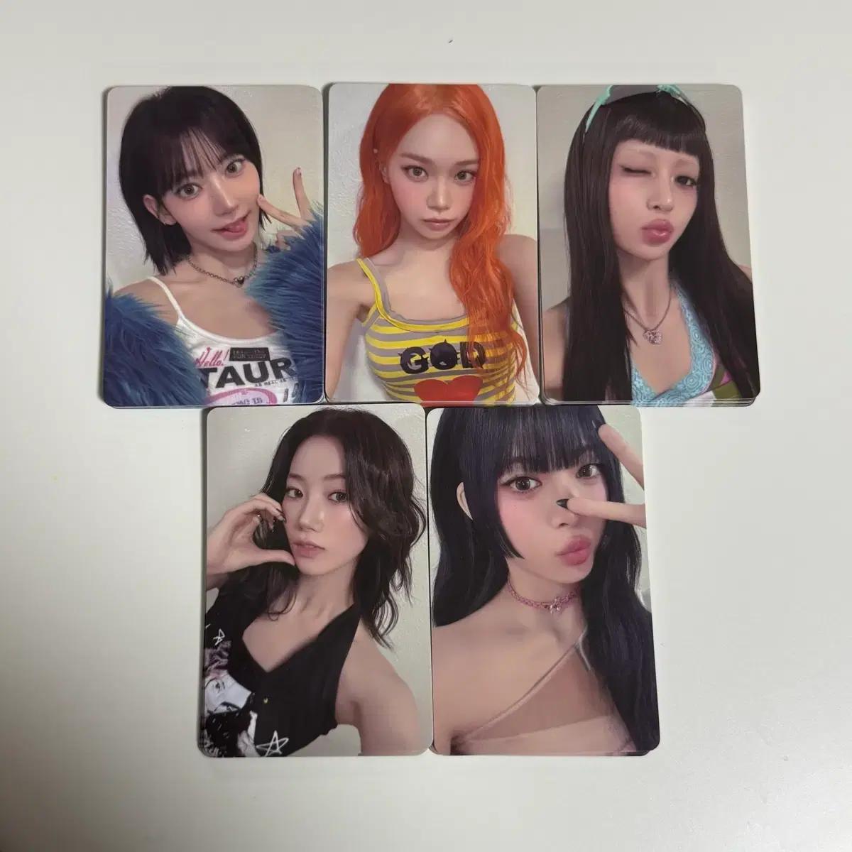 르세라핌 뮤직아트 포토카드 세트