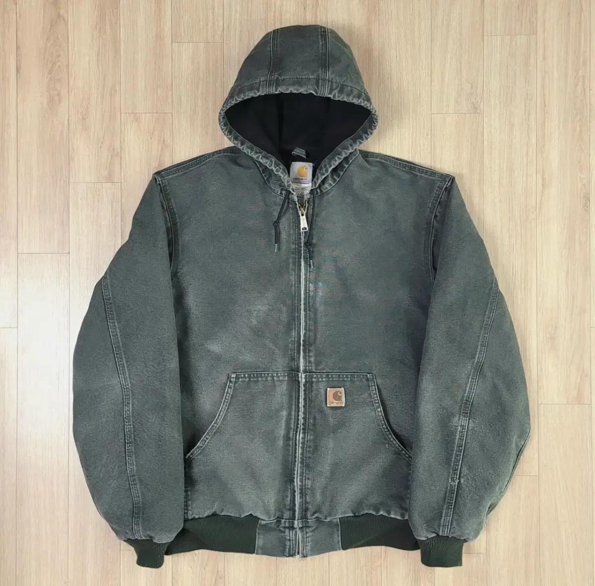 칼하트 J25 덕 액티브 자켓 모스그린