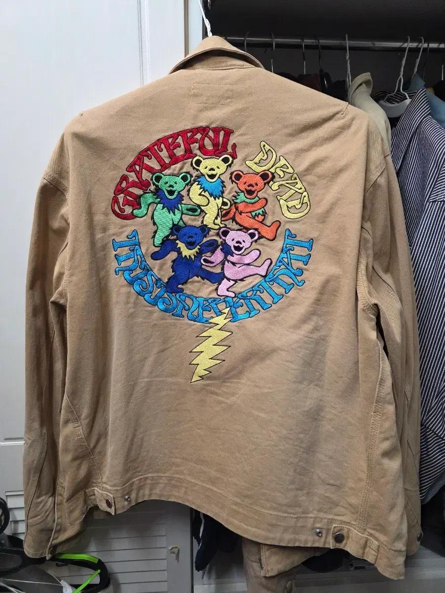 (L) 디스이즈네버댓x 그레이트풀 데드 베어 워크자켓