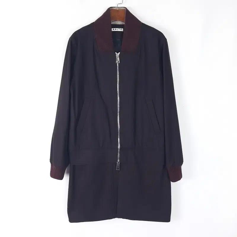 AALTO 한섬 여성 울혼방 집업코트 95