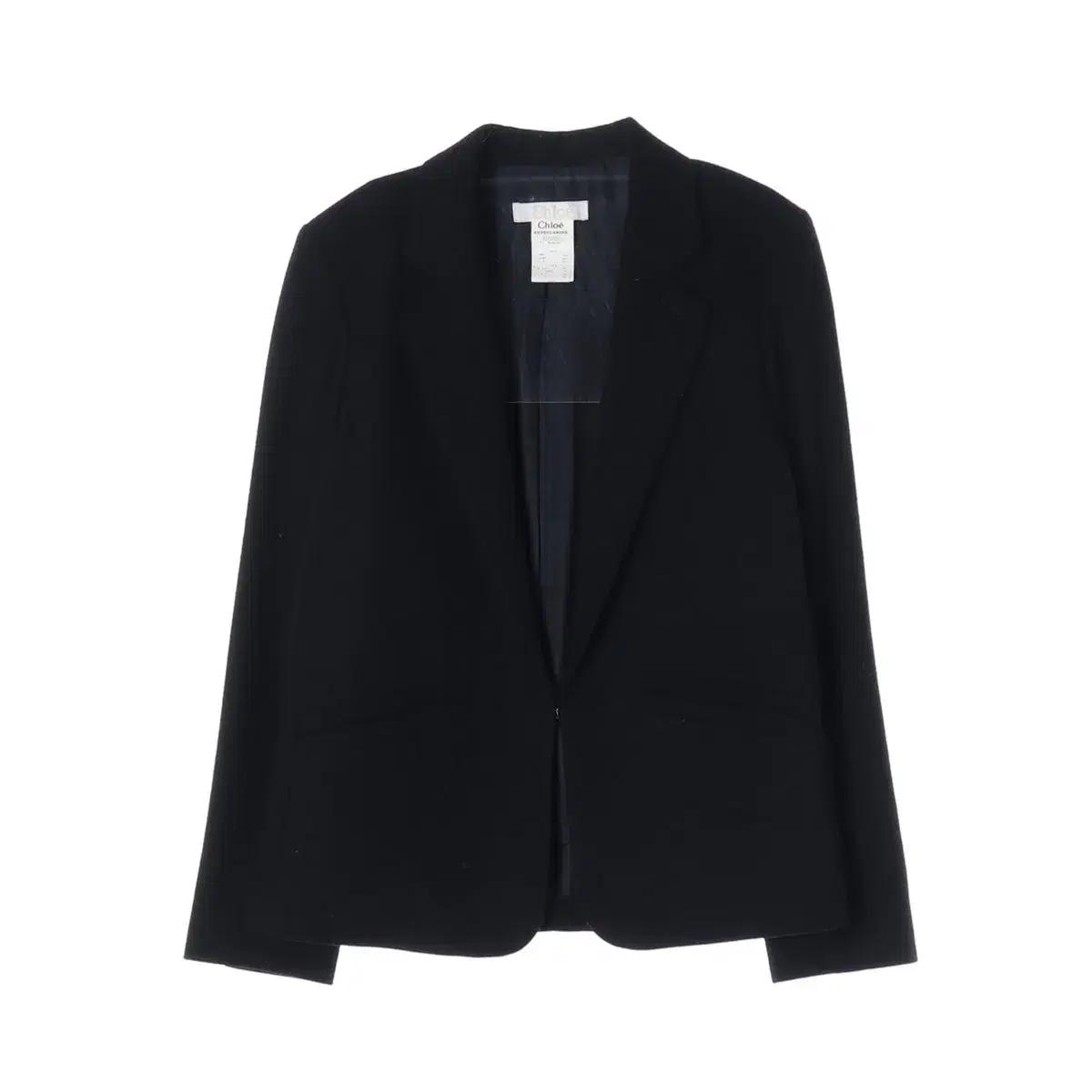 끌로에 울 캐시미어 싱글 블레이저 코트 재킷