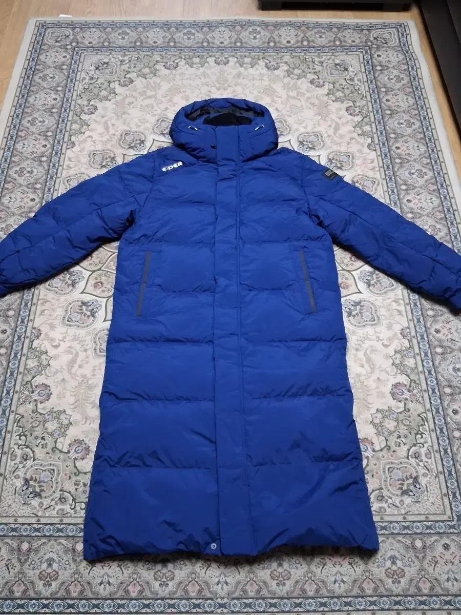 아이더 블루 롱 다운 패딩