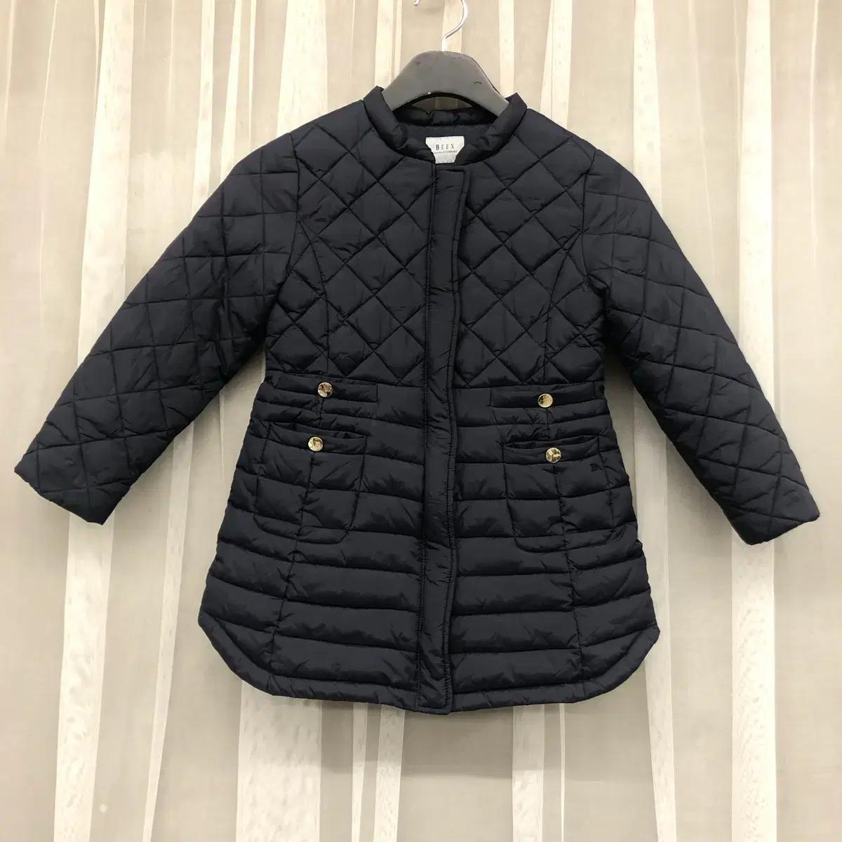 BEEN 빈 아동 퀼팅 롱 패딩 코트(120사이즈)