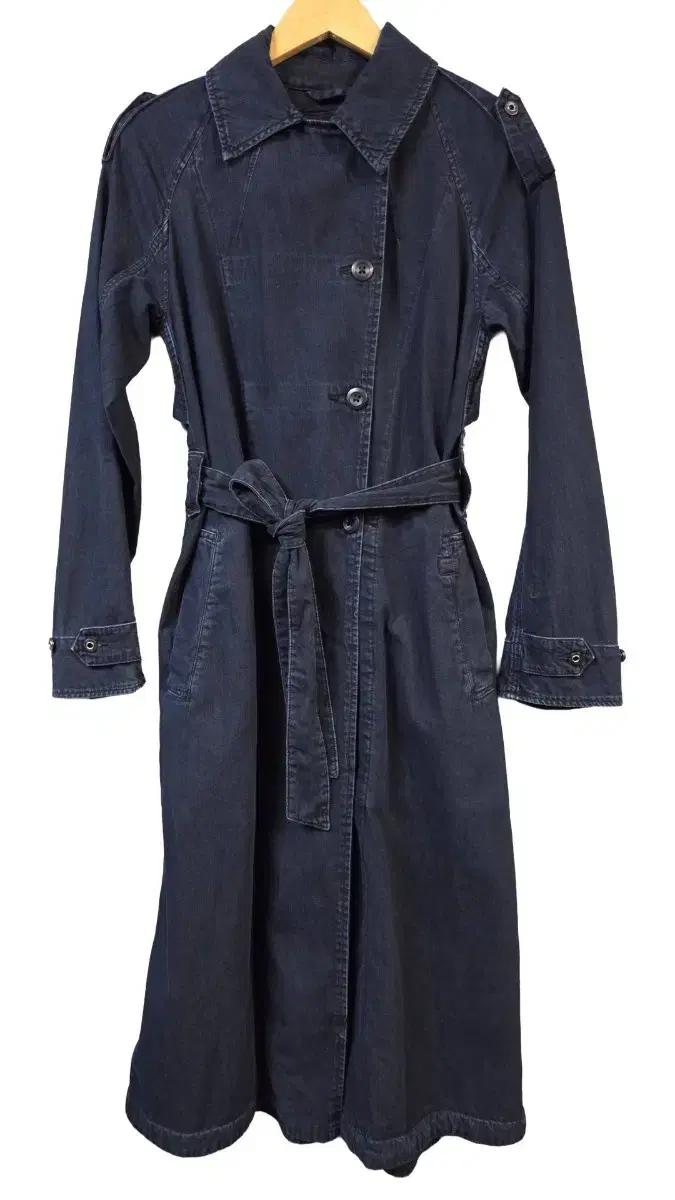 G-STAR 데님 롱 트렌치 코트(XXS)