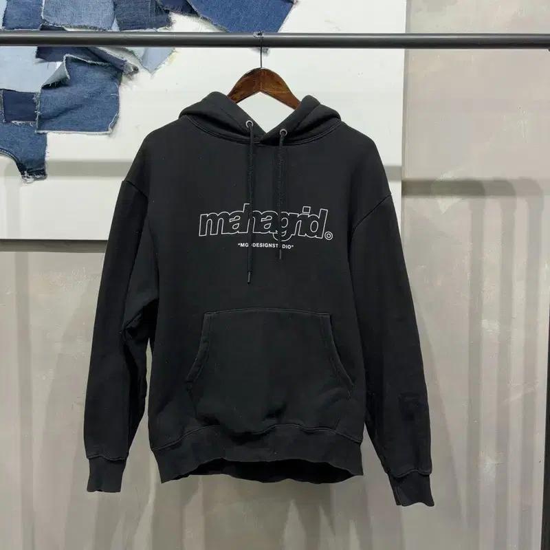 (95) 마하그리드 스트릿 캐주얼 프린팅 기모 후드티