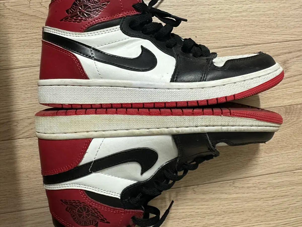 조던1 블랙토 나이키 250