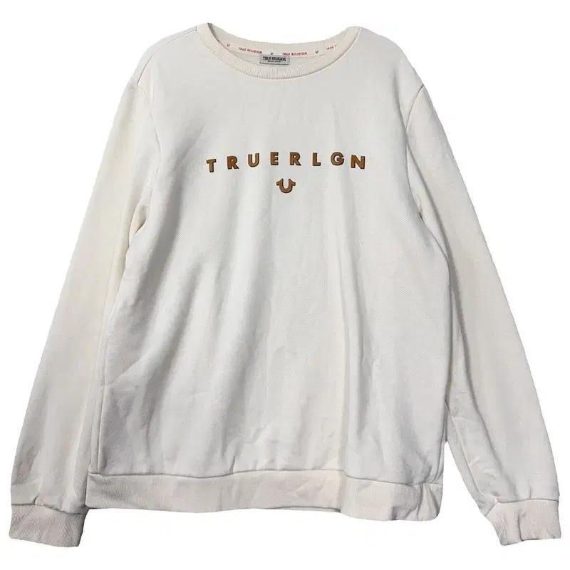 트루릴리젼 프린팅 크림 맨투맨 105(XL)