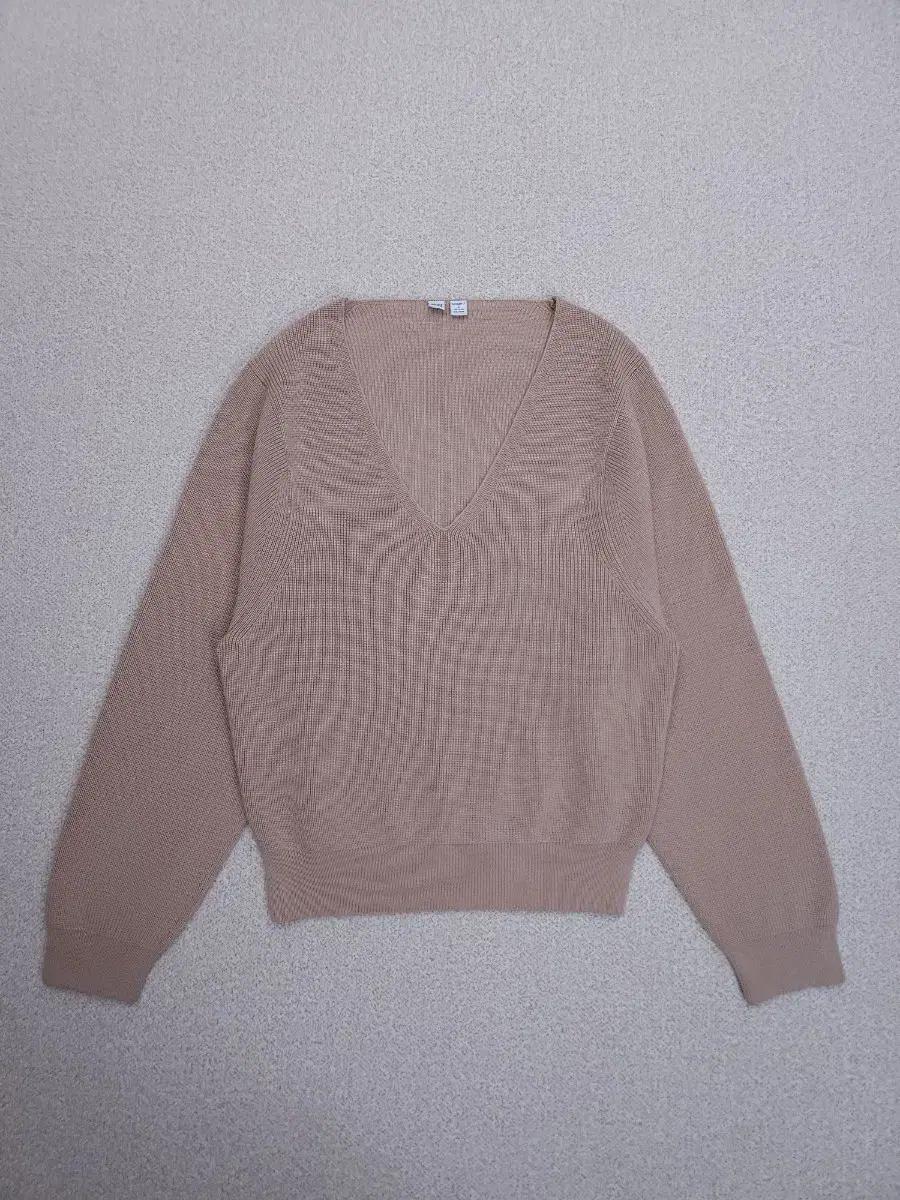 (L)유니클로 브이넥 니트 스웨터 루즈핏 캐주얼