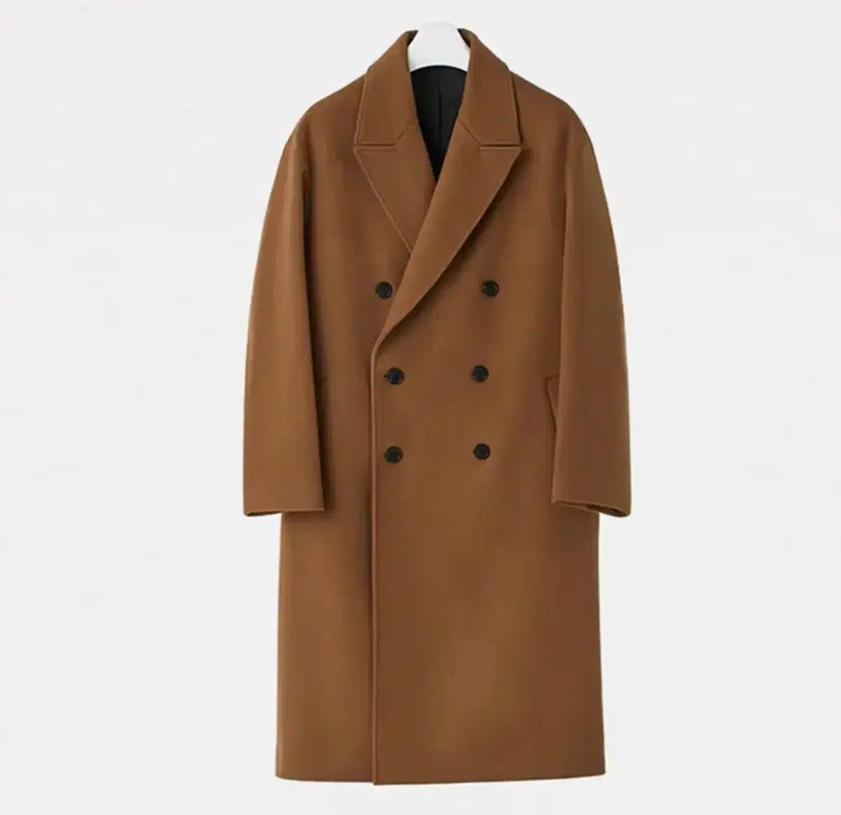 COOR 쿠어 오버핏 울 캐시미어 롱코트 S