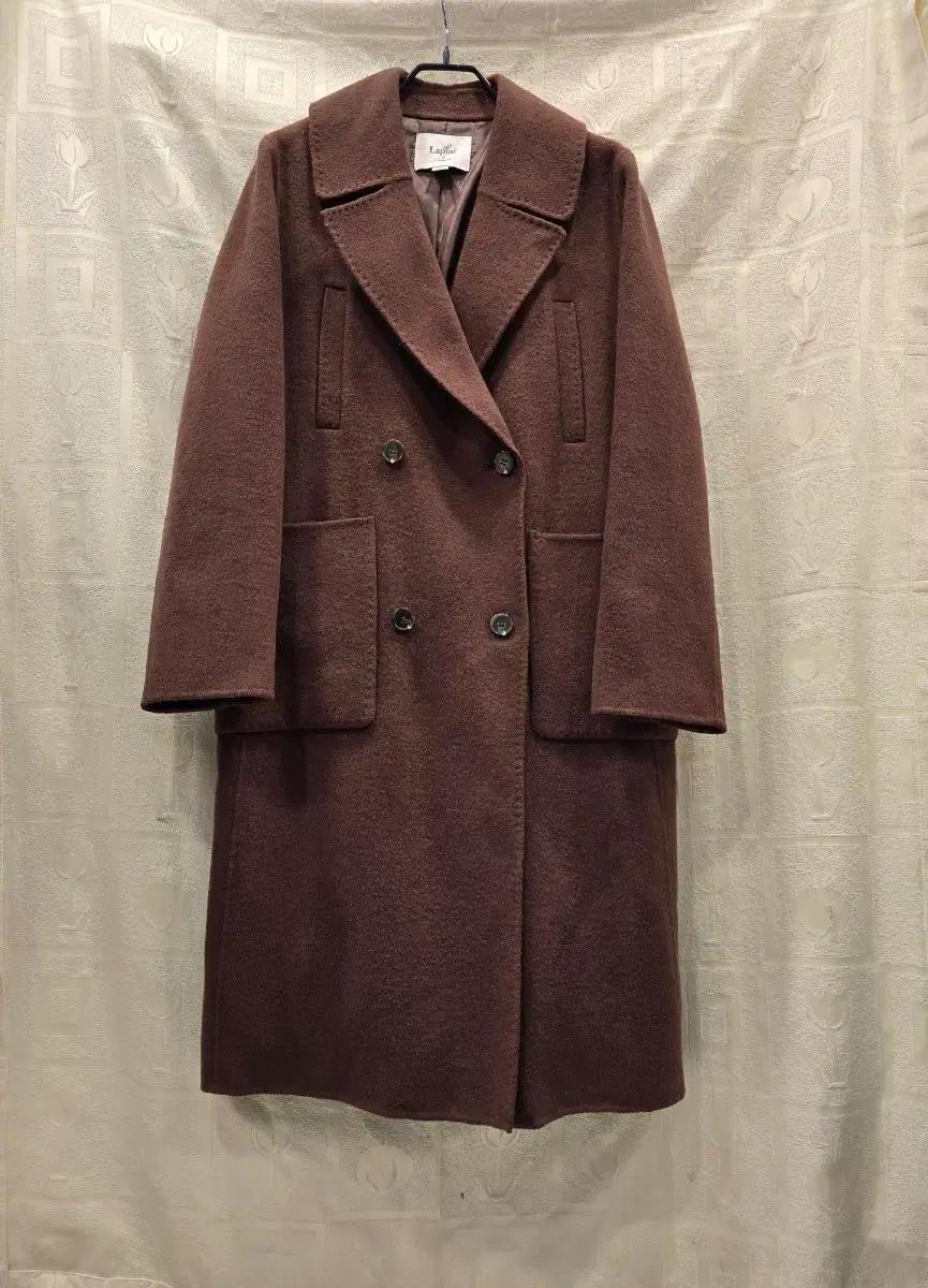 거의새거) 라삐아프 Laplaf 핸드메이드 모 더블 롱 코트 100